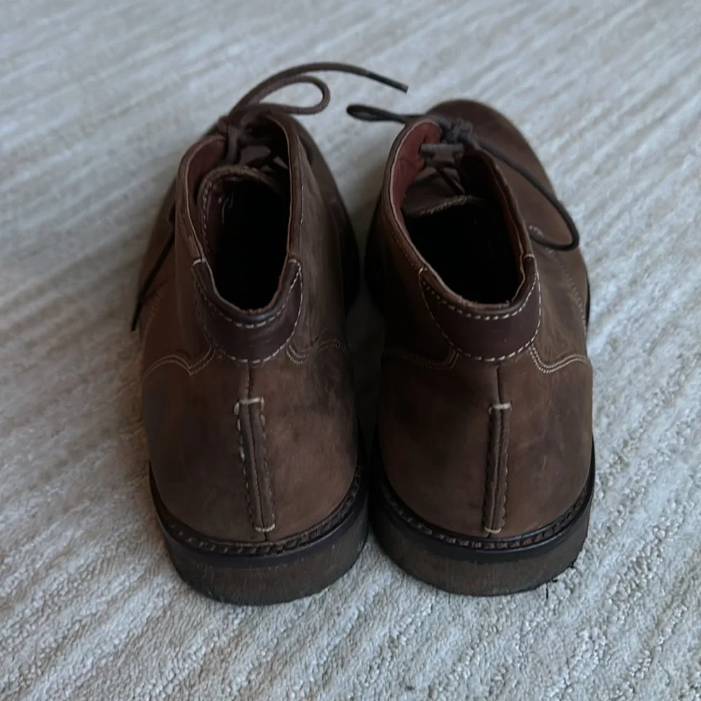 Johnston & Murphy Copeland Chukka Boot Tan Oiled Full Grain Size 8